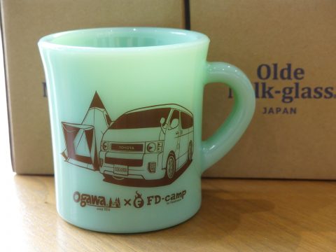 Olde Milk-glass ハイエースガラスマグカップ　ジェダイ　ジェード